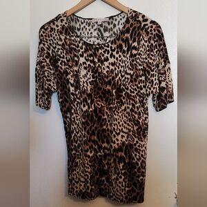 Philosophy Leopard Print Blouse